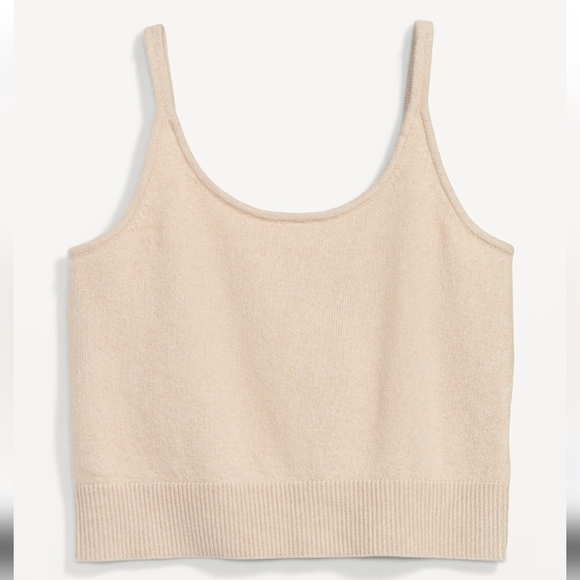 3X - Old Navy | Cozy Cropped Sweater Tank Top - Picture 5 of 8
